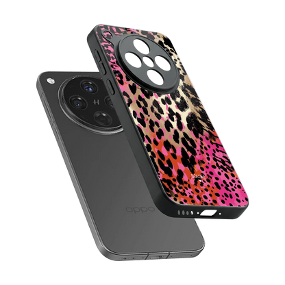 Savanna sleek oppo find x8 cover with tempered glass back and TPU edges