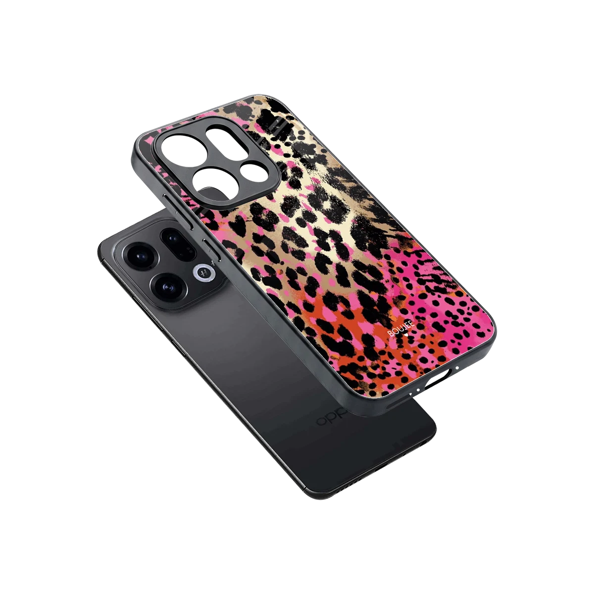 Savanna sleek oppo find x9 cover with tempered glass back and TPU edges