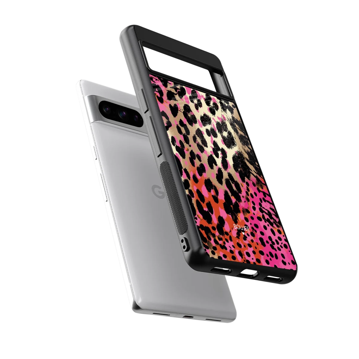 Savanna sleek google pixel 8 pro cover with tempered glass back and TPU edges