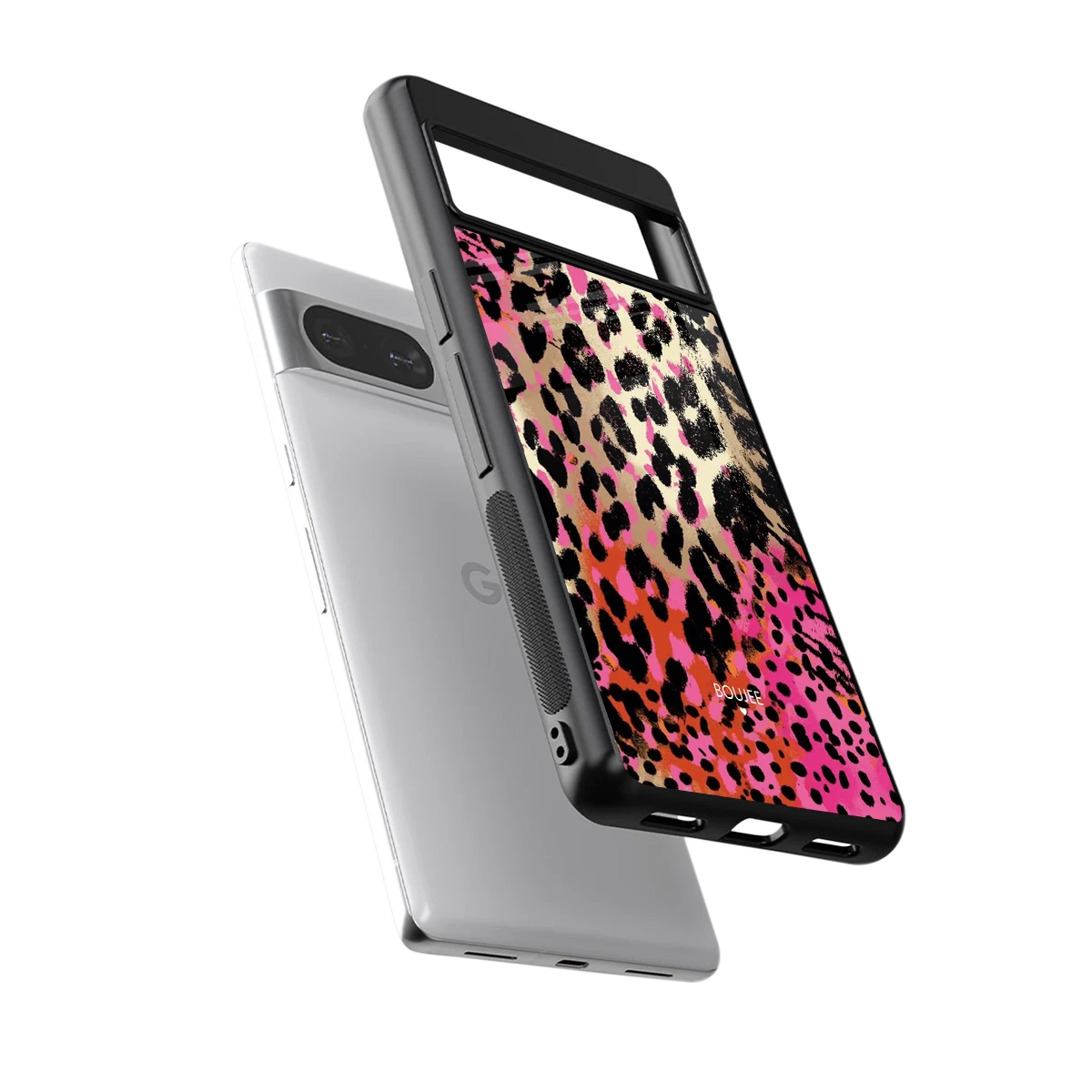 Savanna sleek google pixel 8 cover with tempered glass back and TPU edges