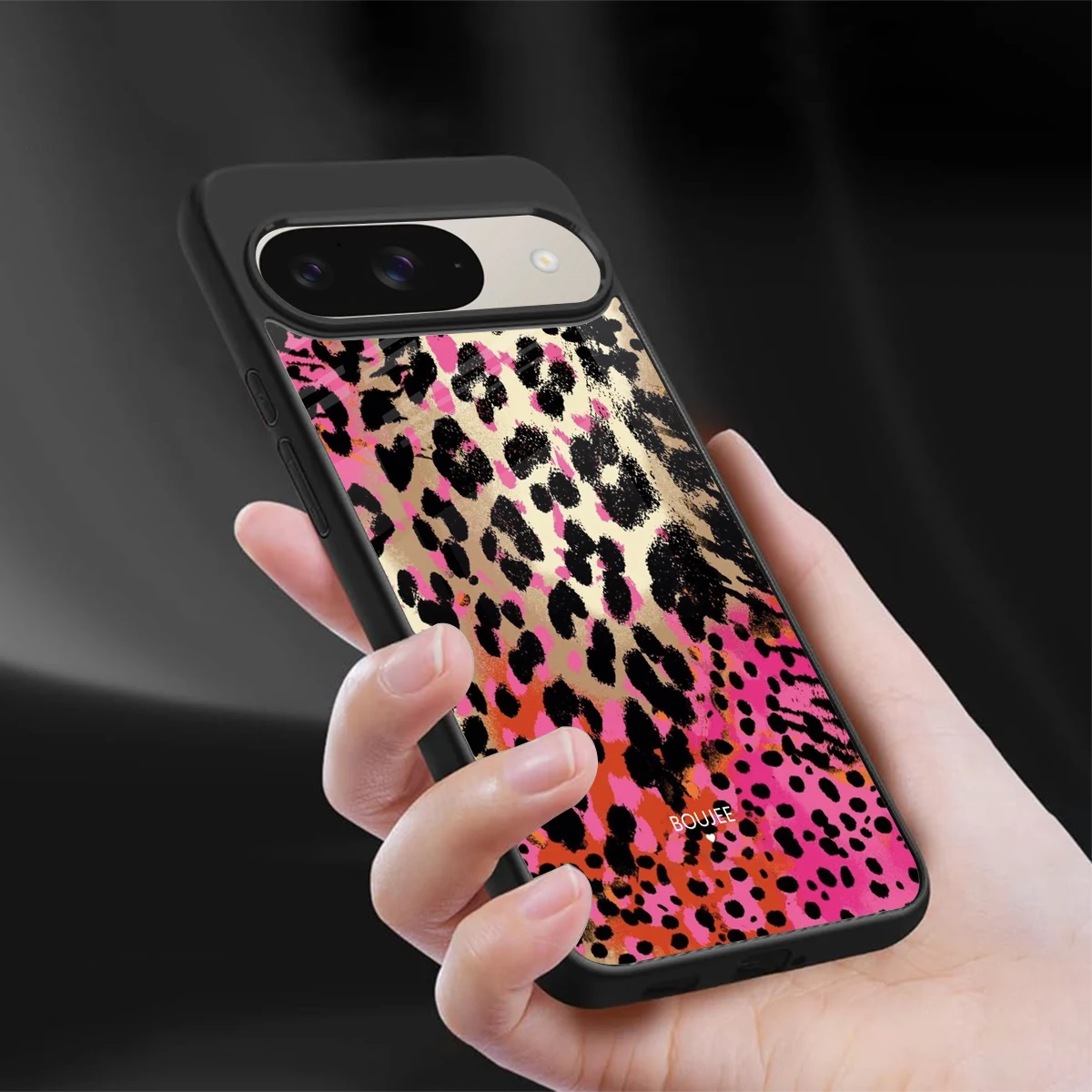 Savanna sleek google pixel 9 cover with tempered glass back and TPU edges