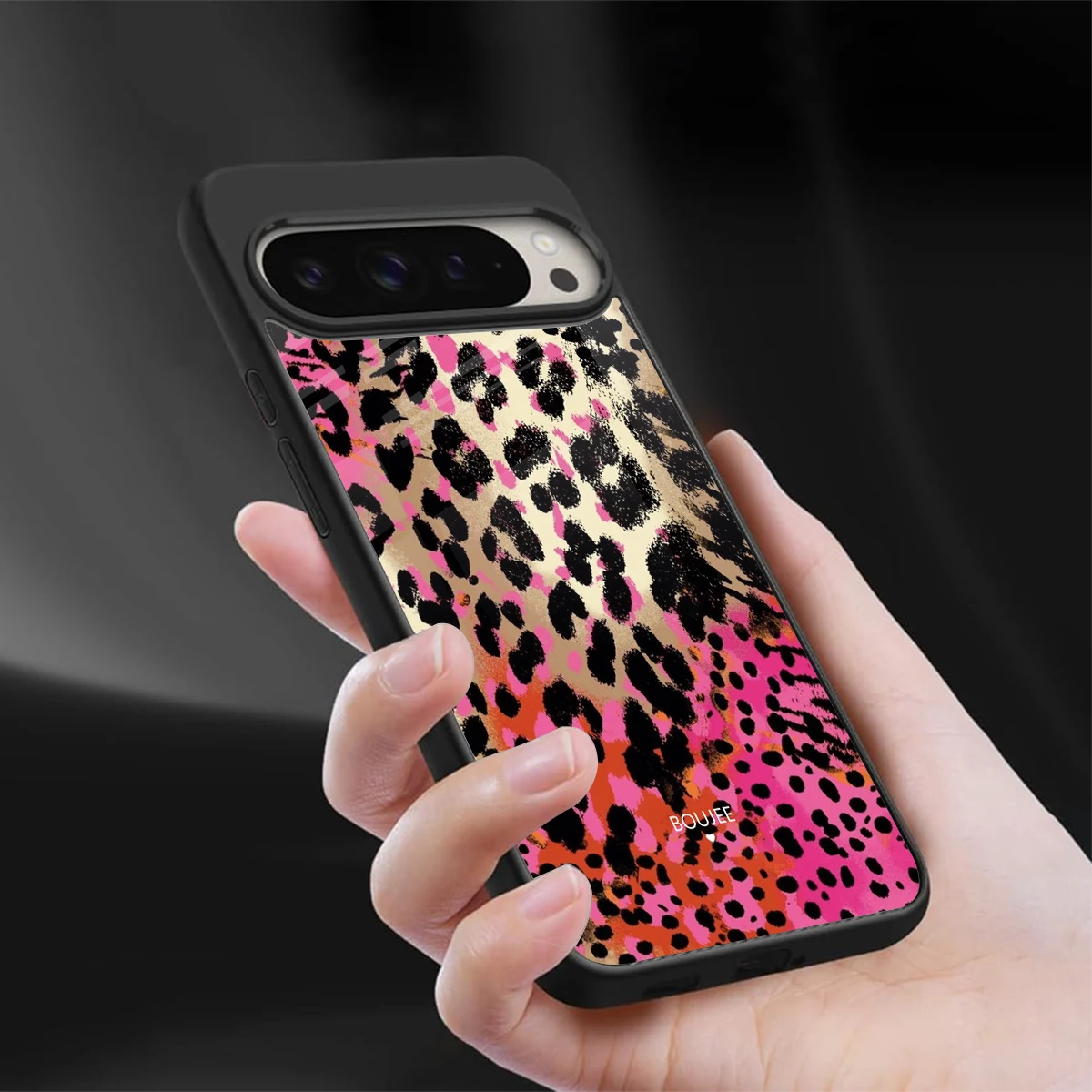 Savanna sleek google pixel 9 pro cover with tempered glass back and TPU edges