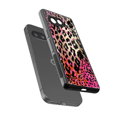 Savanna sleek google pixel 9a cover with tempered glass back and TPU edges