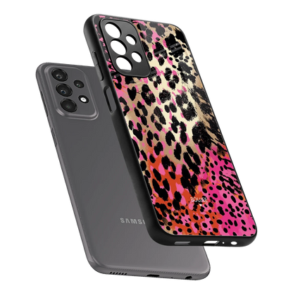 Savanna sleek samsung galaxy a23 cover with tempered glass back and TPU edges