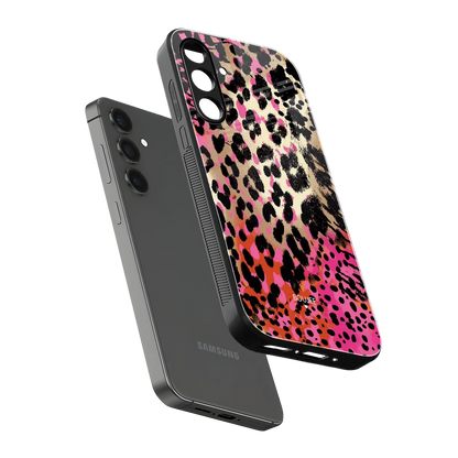 Savanna sleek samsung galaxy m35 5g cover with tempered glass back and TPU edges