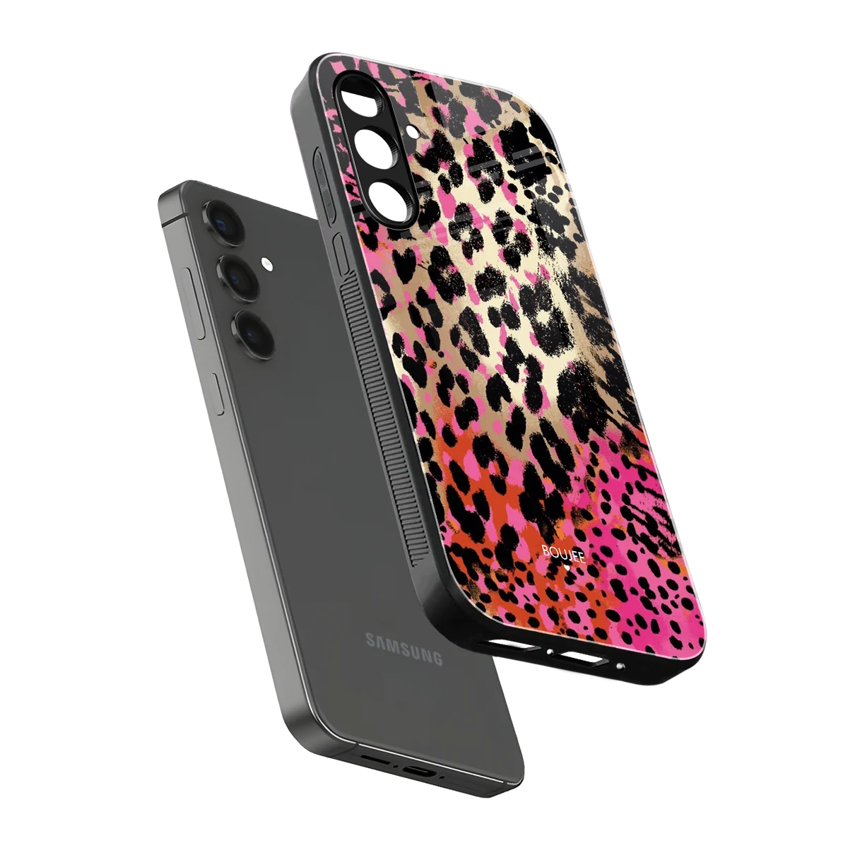 Savanna sleek samsung galaxy a55 5g cover with tempered glass back and TPU edges