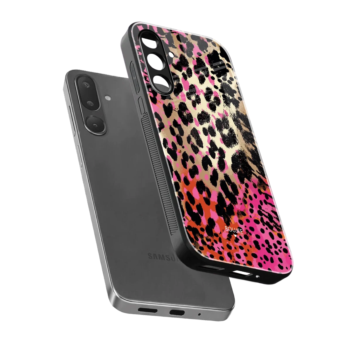 Savanna sleek samsung galaxy m36 5g cover with tempered glass back and TPU edges