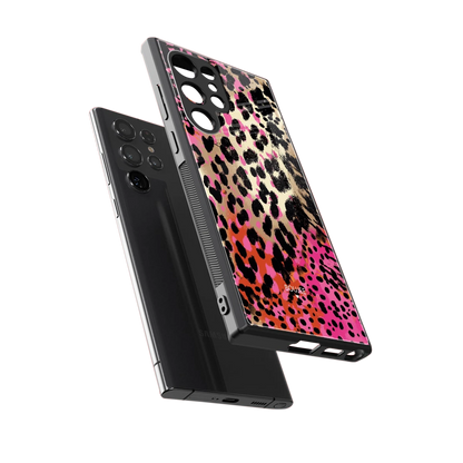 Savanna sleek samsung galaxy s24 ultra cover with tempered glass back and TPU edges