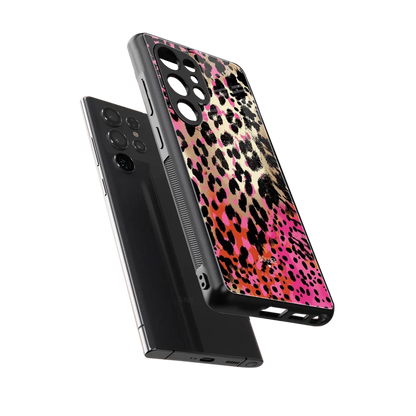 Savanna sleek samsung galaxy s25 ultra cover with tempered glass back and TPU edges