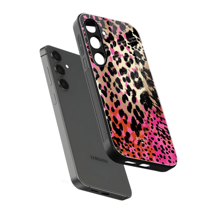 Savanna sleek samsung galaxy s24 cover with tempered glass back and TPU edges