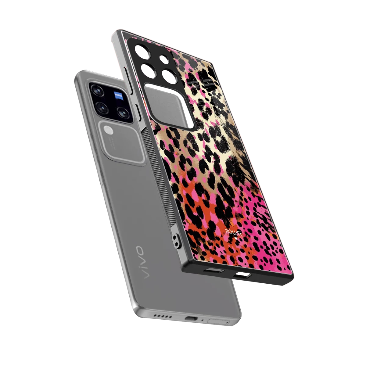 Savanna sleekvivo v30 pro cover with tempered glass back and TPU edges