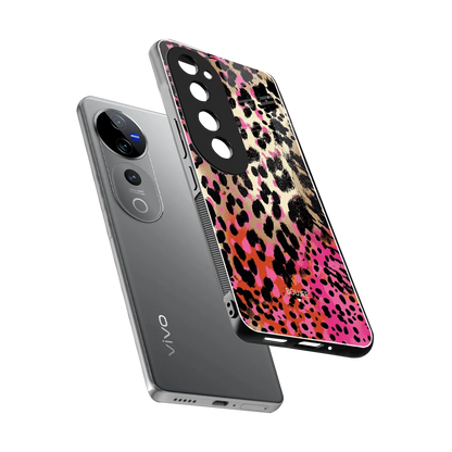 Savanna sleek vivo v40 pro cover with tempered glass back and TPU edges