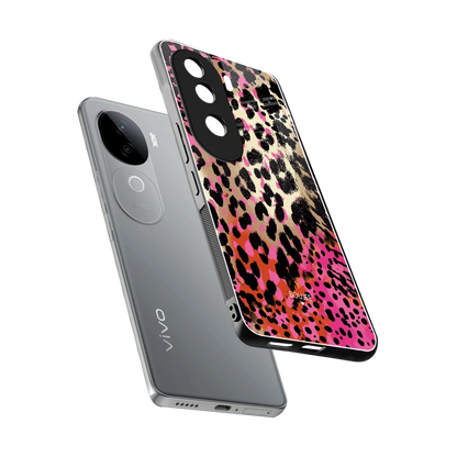 Savanna sleek vivo v40e cover with tempered glass back and TPU edges