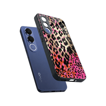 Savanna sleek vivo v70 fe cover with tempered glass back and TPU edges