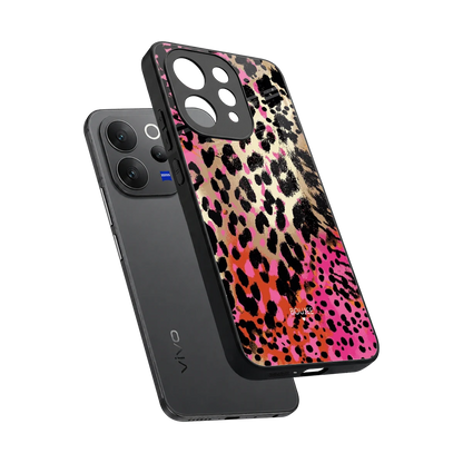 Savanna sleek vivo v70 cover with tempered glass back and TPU edges
