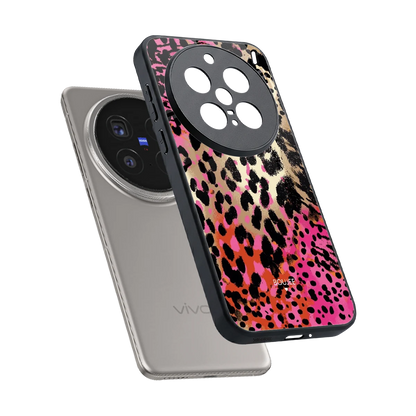 Savanna sleek vivo x200 pro cover with tempered glass back and TPU edges
