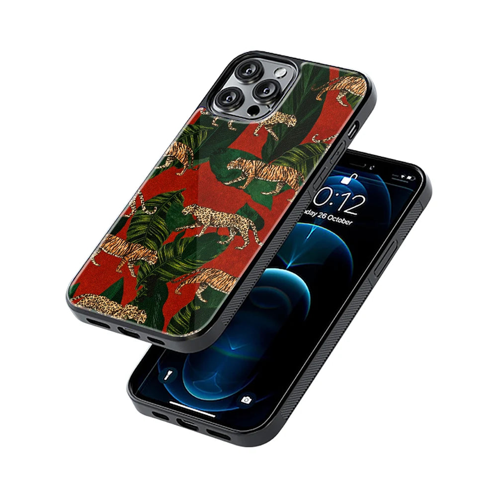 Protective Glass Back Phone Case Compatible with iPhone, Samsung, OnePlus, Pixel & More