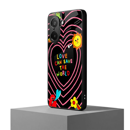 Save With Love oneplus nord ce5 5g mobile cover | shockproof glass phone case