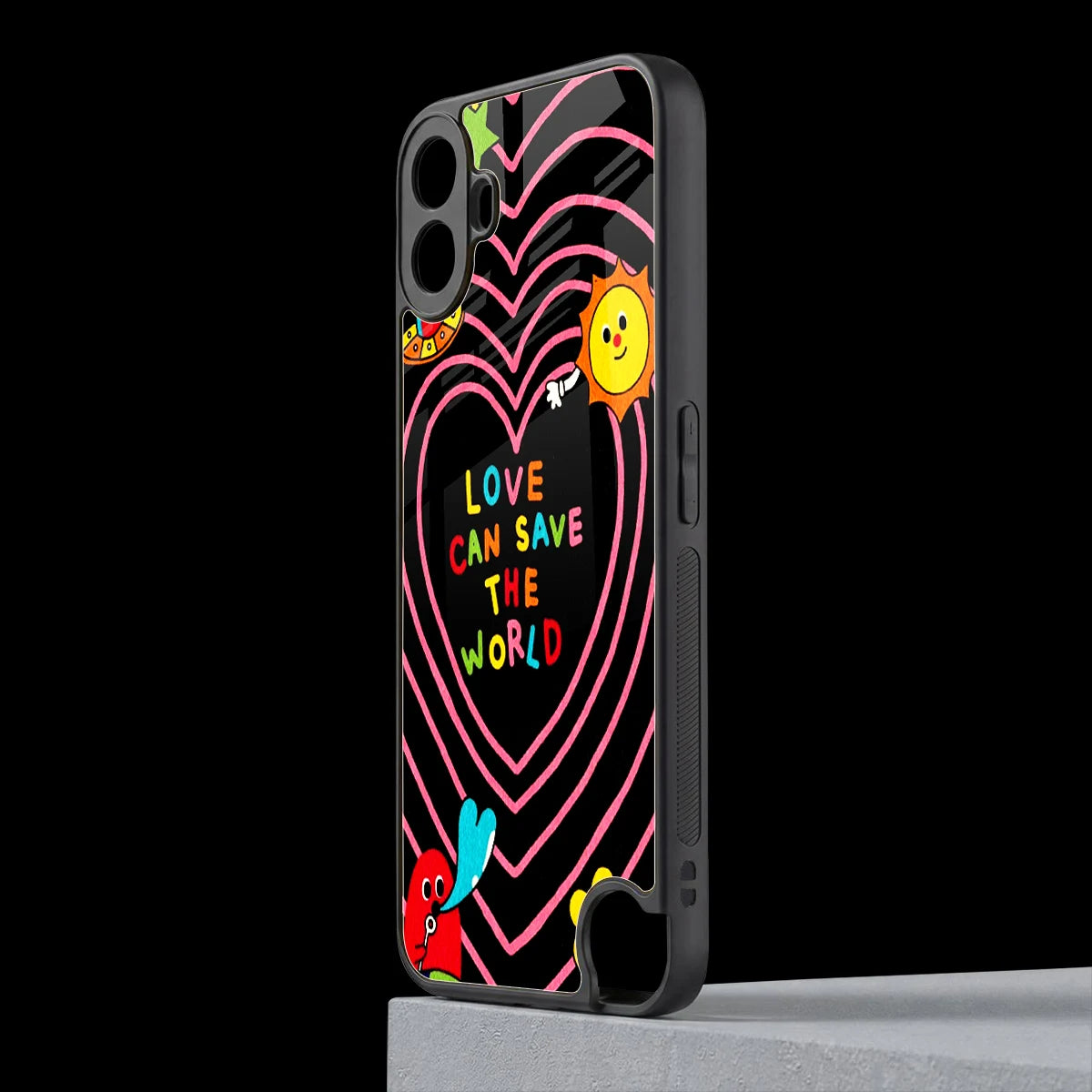 Save With Love cmf nothing phone 1 mobile cover | shockproof glass phone case