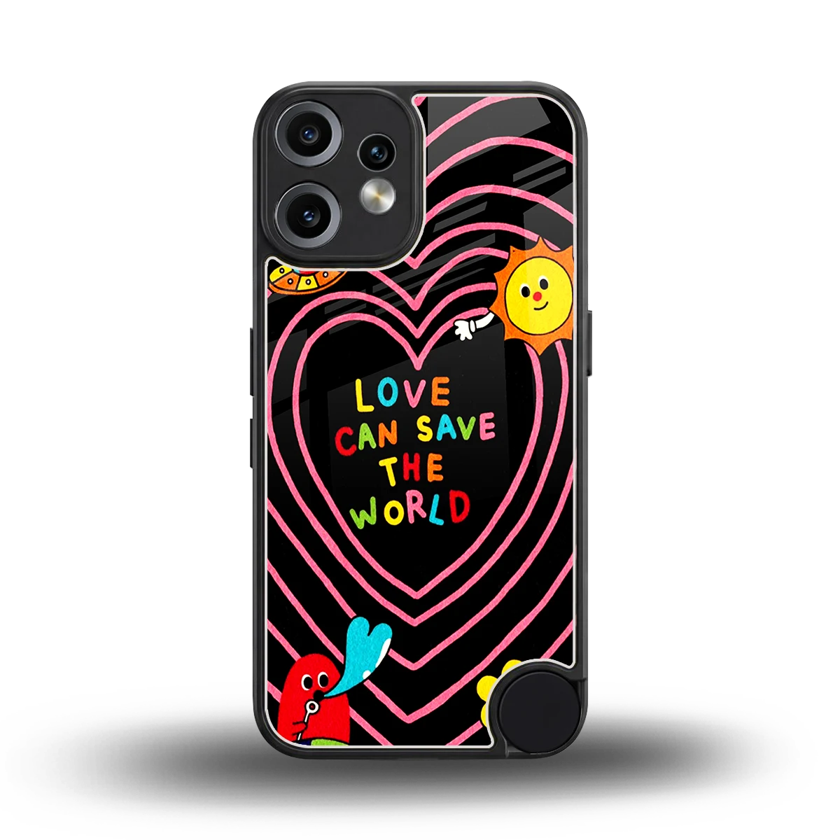 Save With Love back phone cover | glass case for cmf nothing phone 2 pro