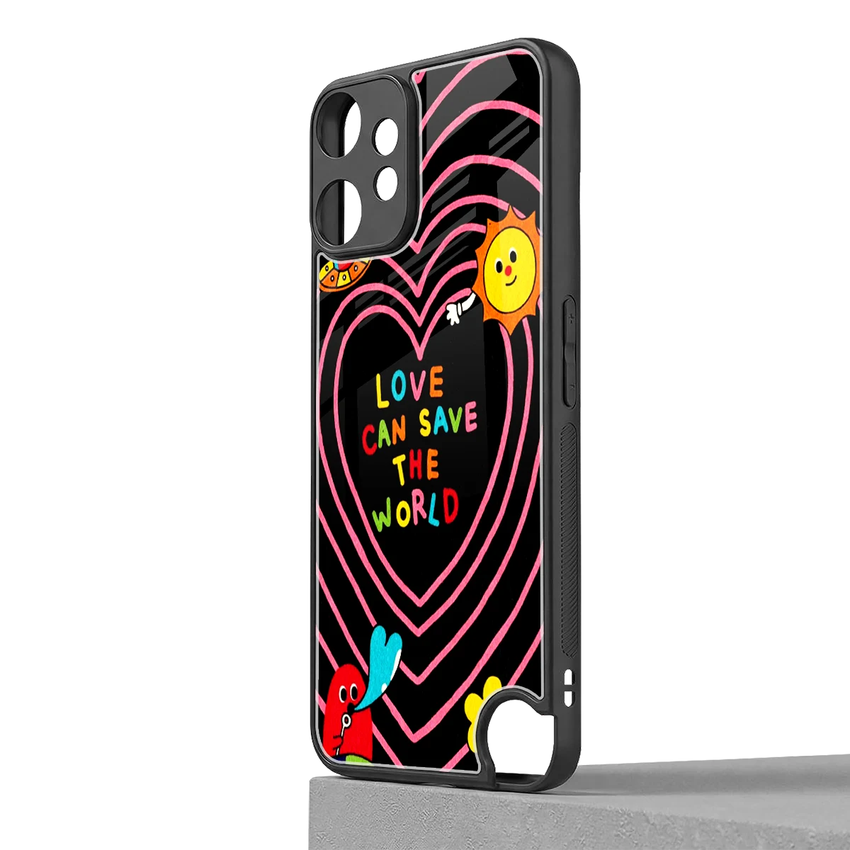 Save With Love cmf nothing phone 2 pro mobile cover | shockproof glass phone case