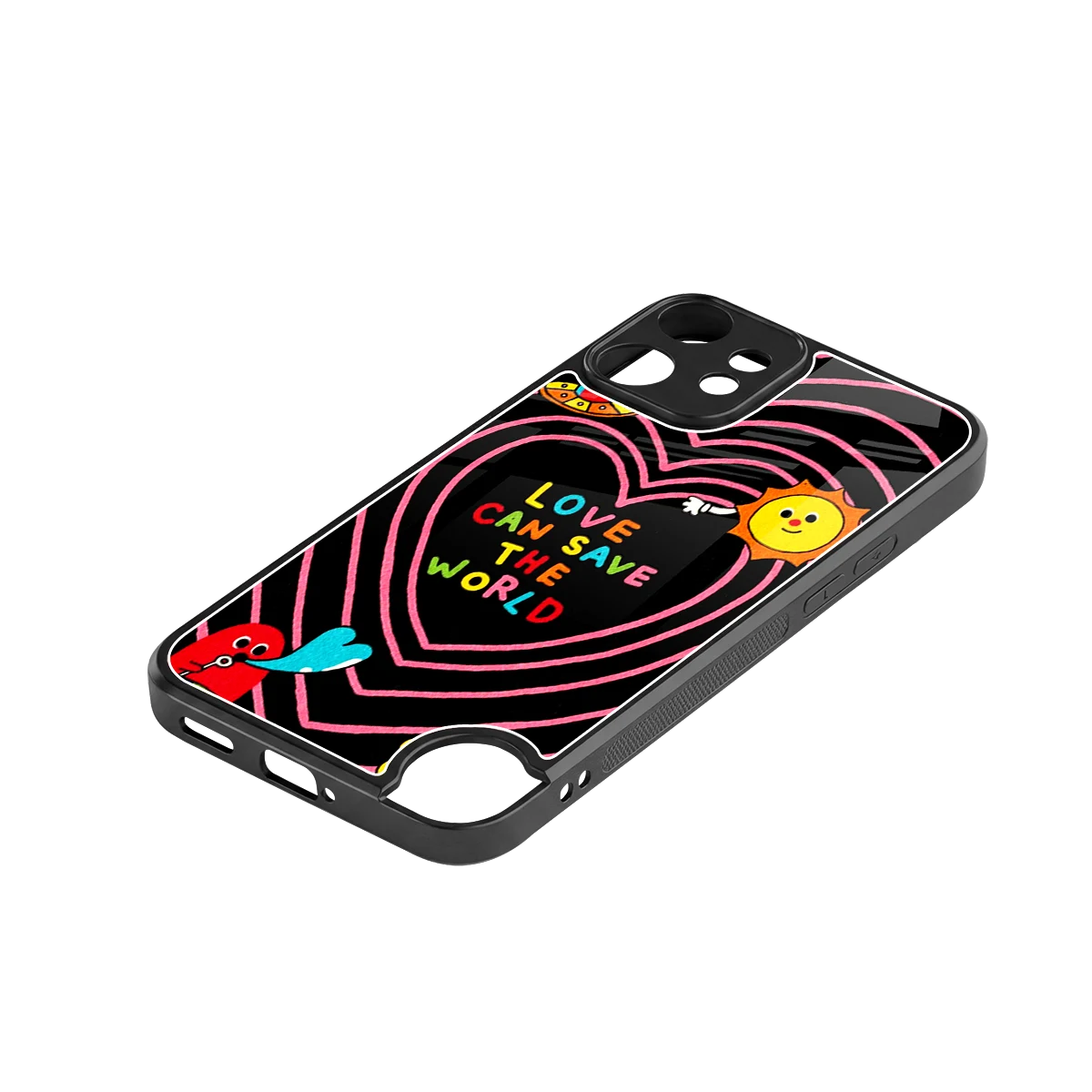 Save With Love stylish phone case for cmf nothing phone 2 pro | glossy glass and slim fit