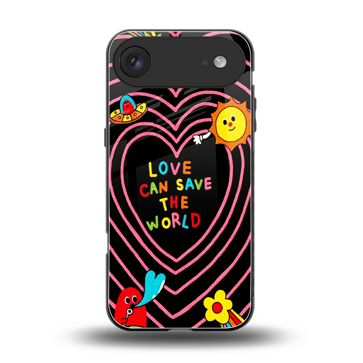 Save With Love back phone cover | glass case for iphone air