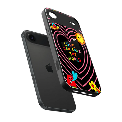 Save With Love sleek iphone air cover with tempered glass back and TPU edges