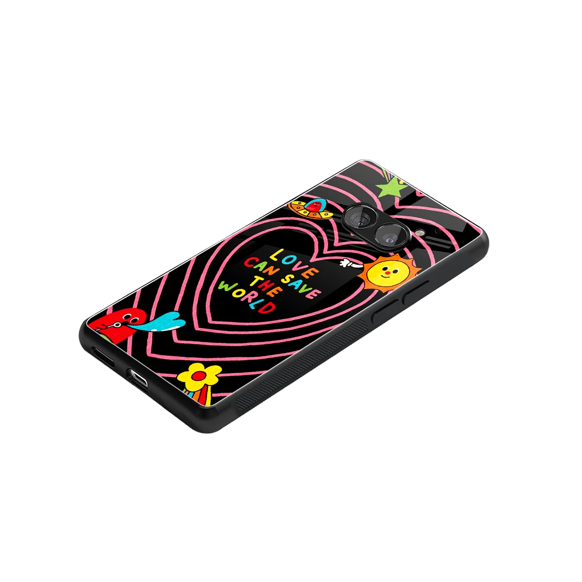 Save With Love stylish phone case for nothing phone 2a | glossy glass and slim fit