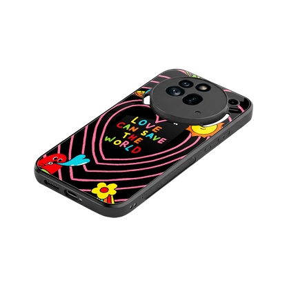 Save With Love stylish phone case for nothing phone 3a pro | glossy glass and slim fit