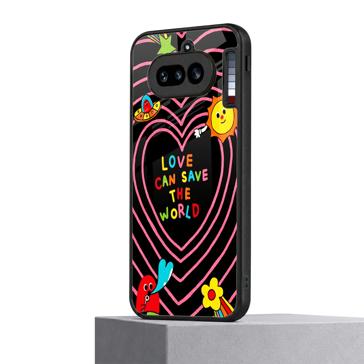 Save With Love nothing phone 4a mobile cover | shockproof glass phone case