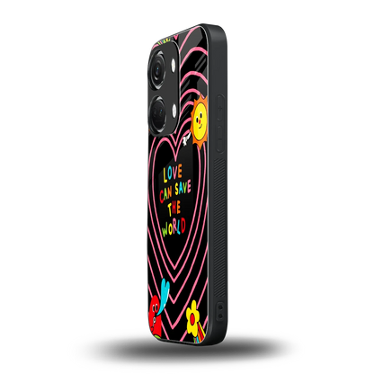 Save With Love oneplus nord 3 mobile cover | shockproof glass phone case