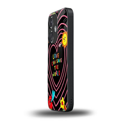 Save With Love oneplus nord ce 3 mobile cover | shockproof glass phone case