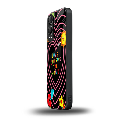 Save With Love oneplus nord ce 4 lite mobile cover | shockproof glass phone case