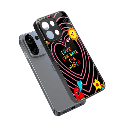 Save With Love sleek oppo k13 5g cover with tempered glass back and TPU edges