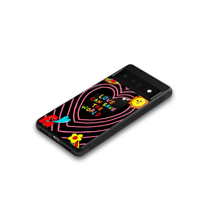 Save With Love google pixel 6 pro mobile cover | shockproof glass phone case