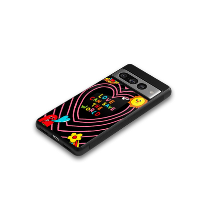 Save With Love google pixel 7 pro mobile cover | shockproof glass phone case