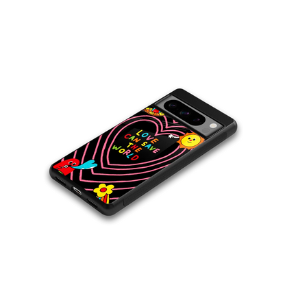 Save With Love google pixel 8 pro mobile cover | shockproof glass phone case