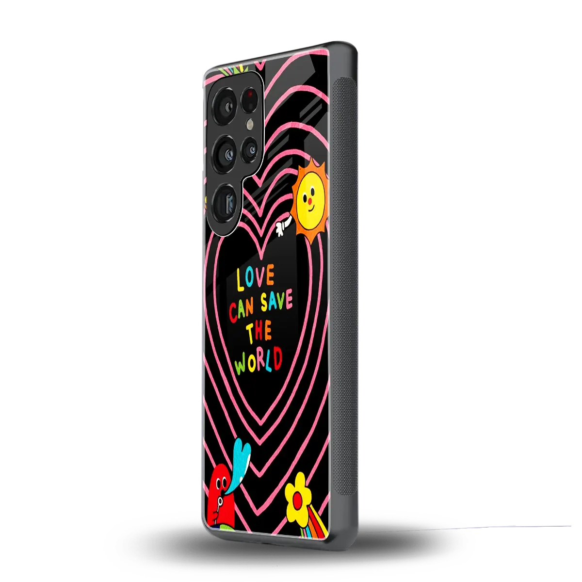 Save With Love samsung galaxy s25 ultra mobile cover | shockproof glass phone case