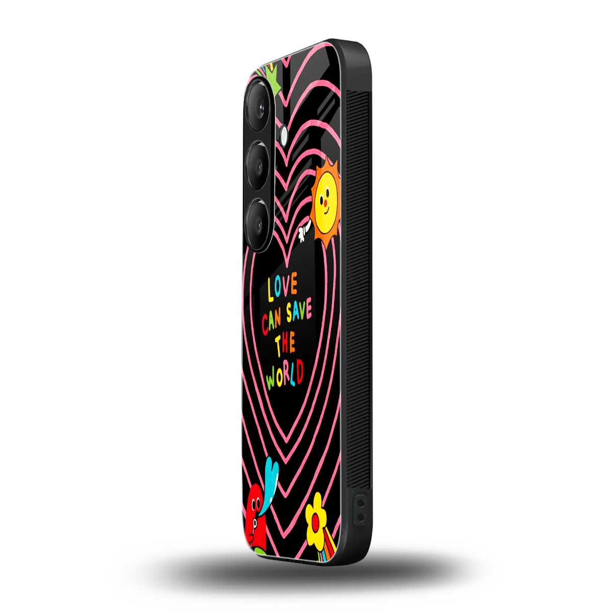 Save With Love samsung galaxy s24 mobile cover | shockproof glass phone case