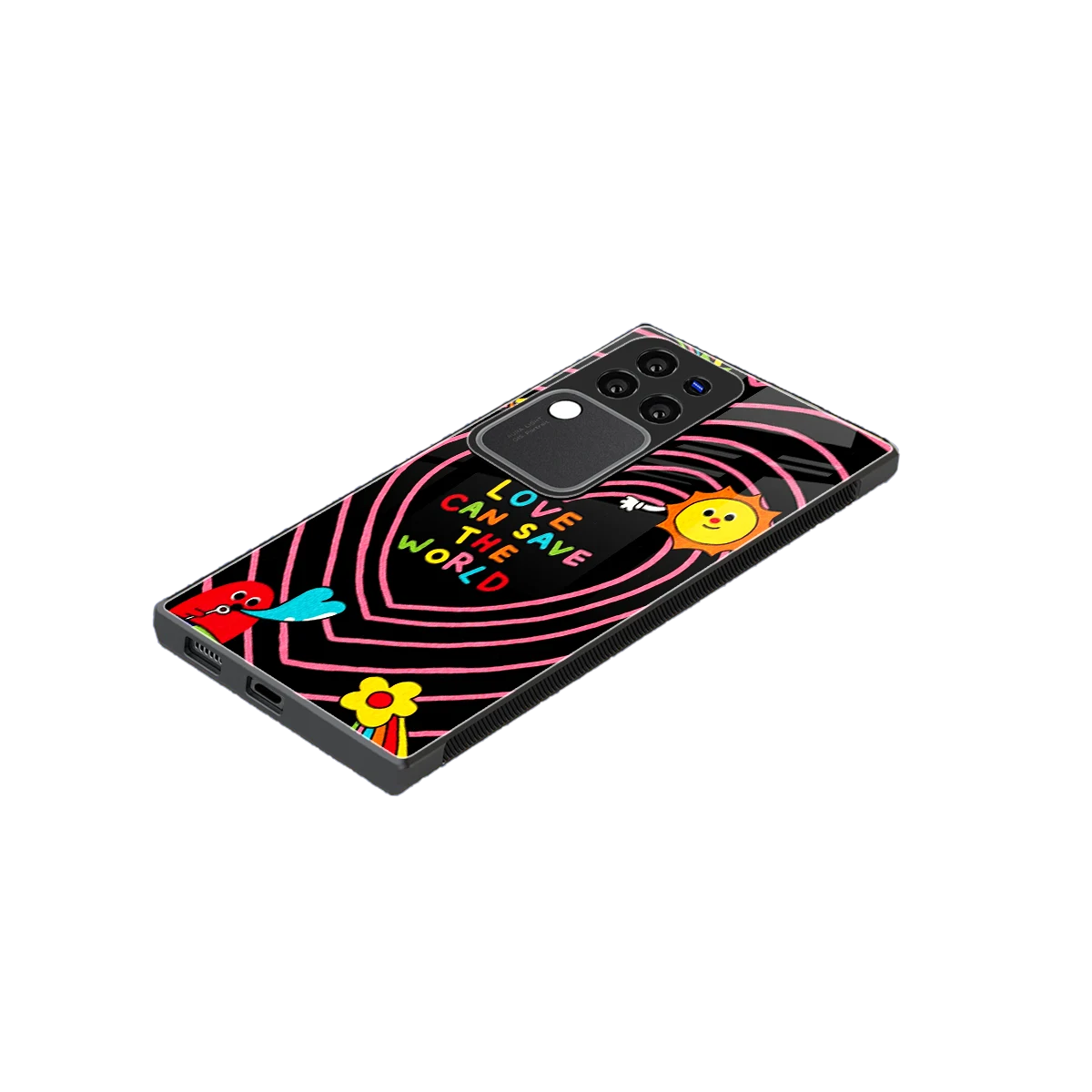 Save With Love stylish phone case forvivo v30 pro | glossy glass and slim fit