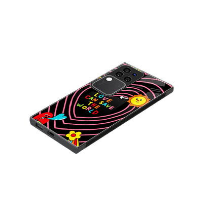 Save With Love stylish phone case forvivo v30 pro | glossy glass and slim fit