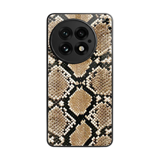Scaly Chic back phone cover | glass case for oneplus 13
