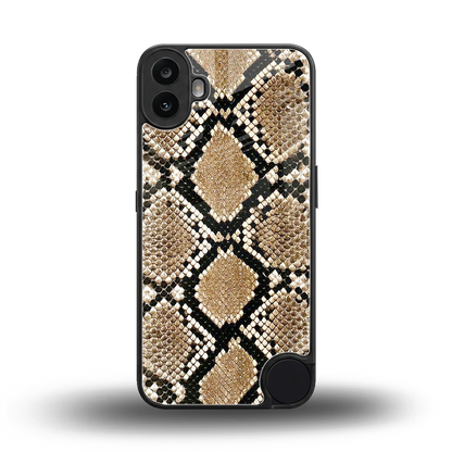 Scaly Chic back phone cover | glass case for cmf nothing phone 1