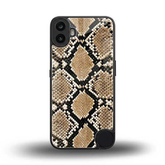 Scaly Chic back phone cover | glass case for cmf nothing phone 1