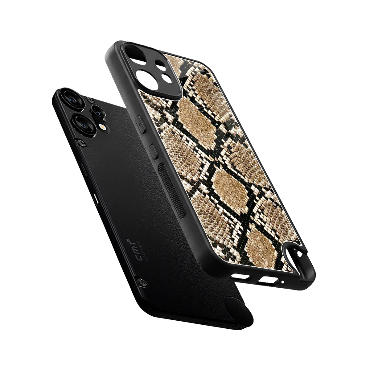 Scaly Chic sleek cmf nothing phone 2 pro cover with tempered glass back and TPU edges
