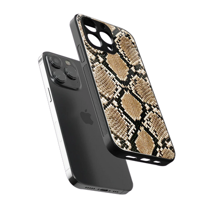 Scaly Chic sleek iphone 13 pro cover with tempered glass back and TPU edges