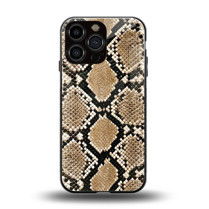 Scaly Chic back phone cover | glass case for iphone 15 pro max