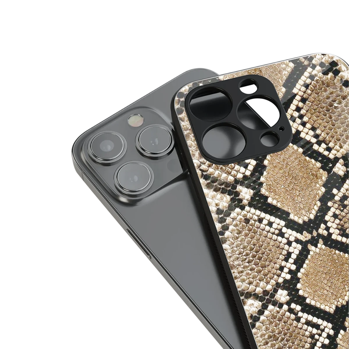 Scaly Chic stylish phone case for iphone 13 pro | glossy glass and slim fit