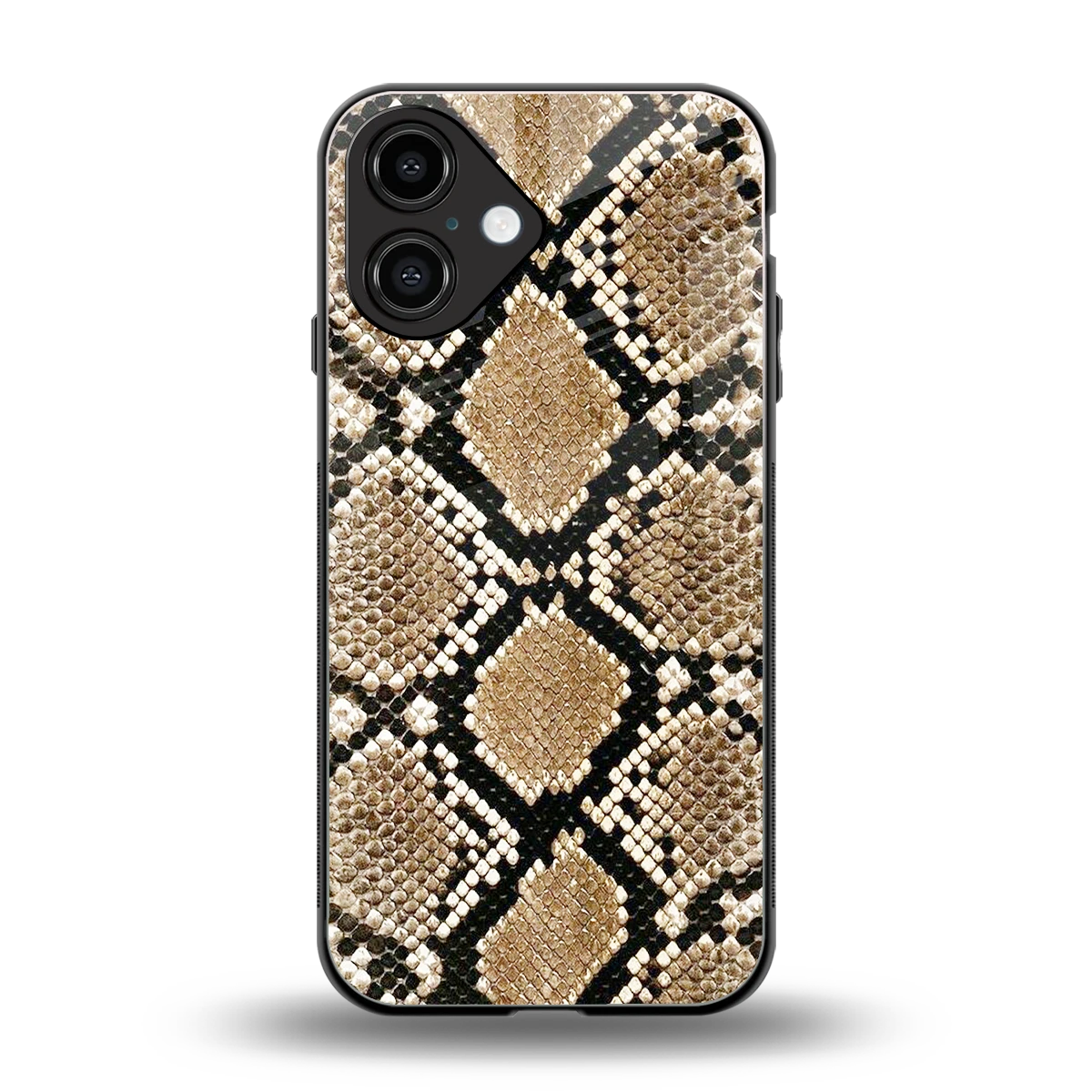 Scaly Chic back phone cover | glass case for iphone 16